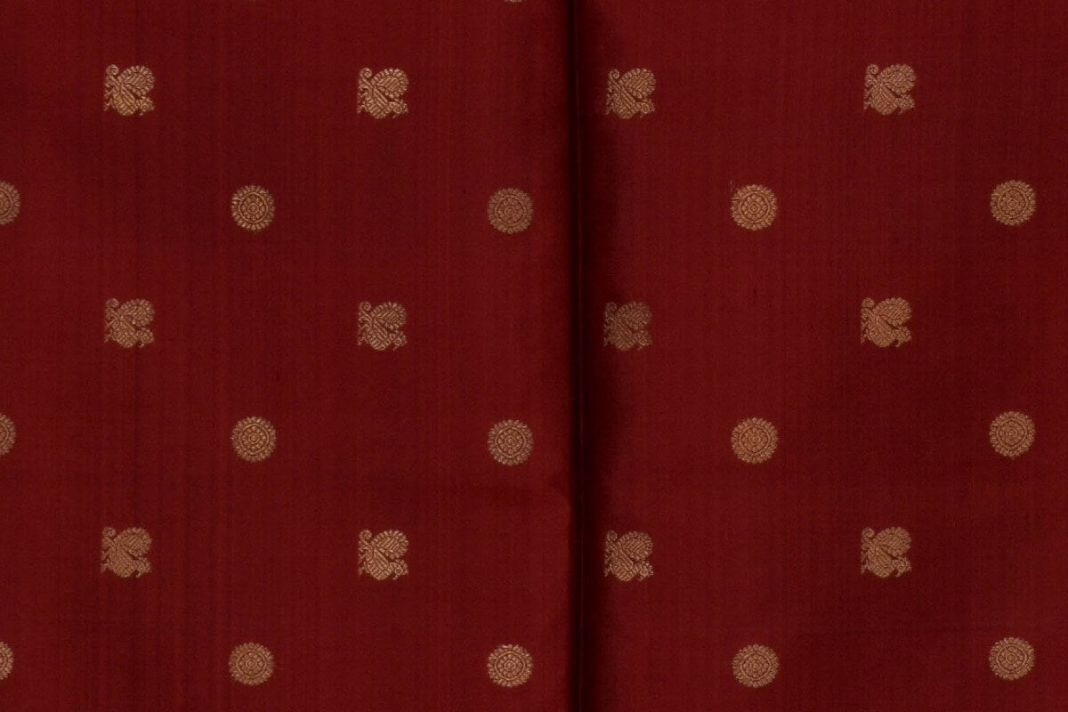 Maroon Wedding Kanjivaram Silk Saree RB001