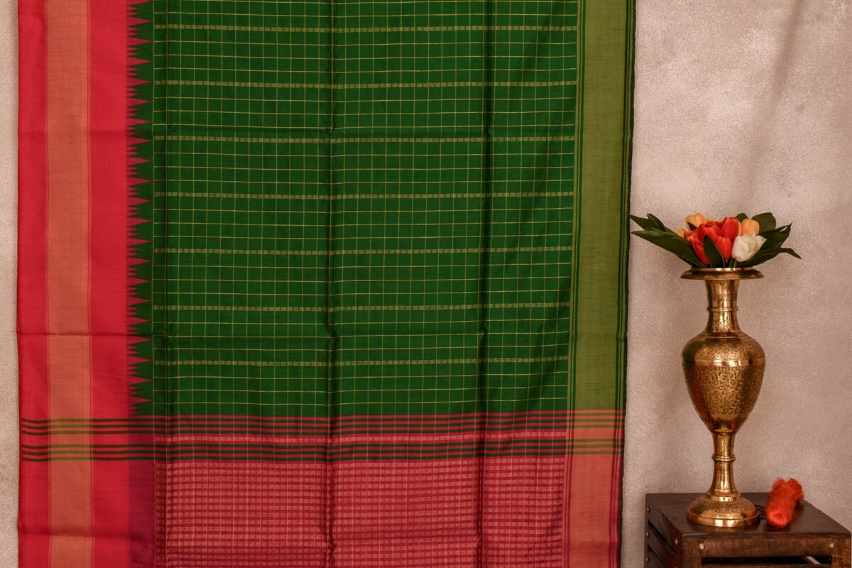 Blended cotton saree SS3648