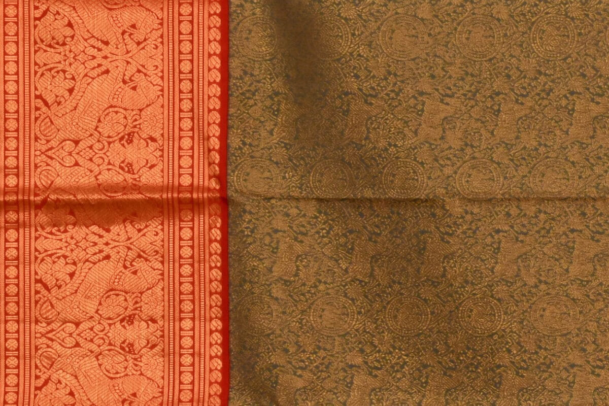 Kanjivaram silk saree SS3875