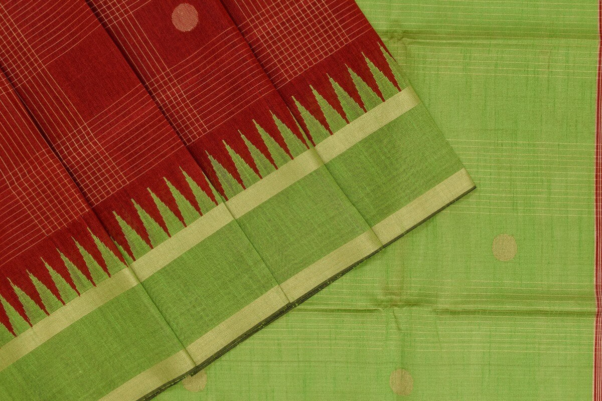 Linen cotton saree SS3685