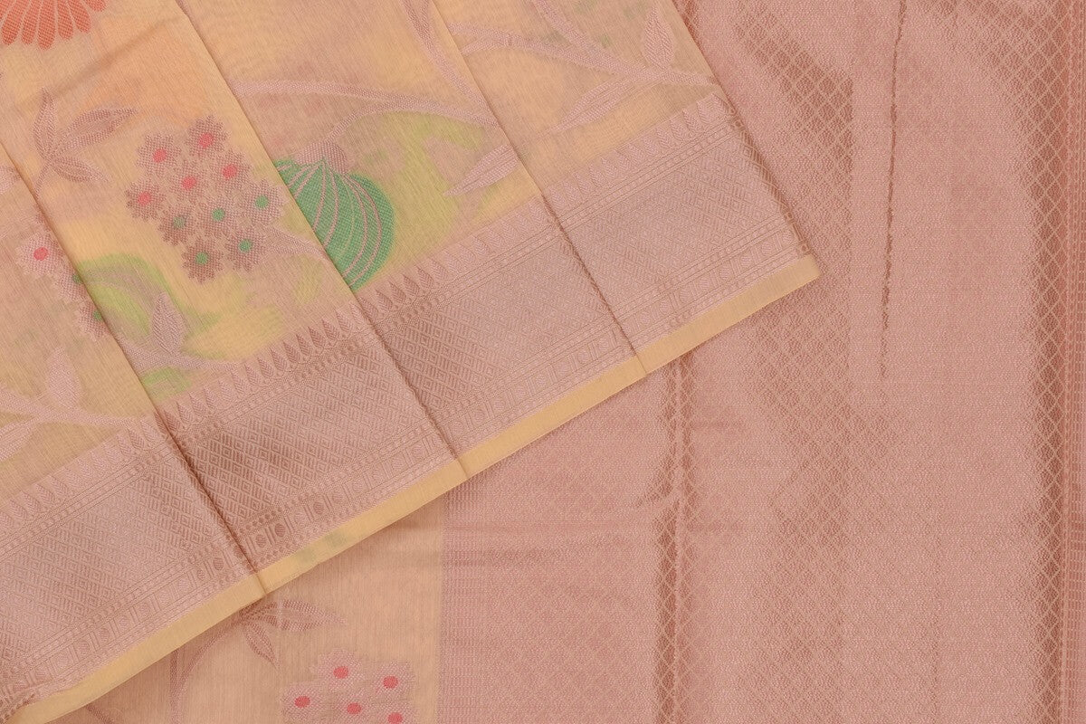 Blended cotton saree SS3640