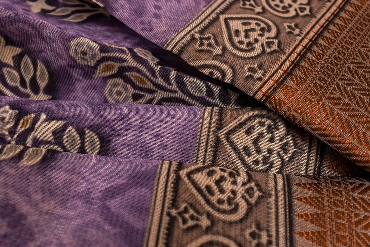 Blended cotton saree SS3736