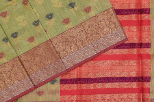 Blended cotton saree SS3799