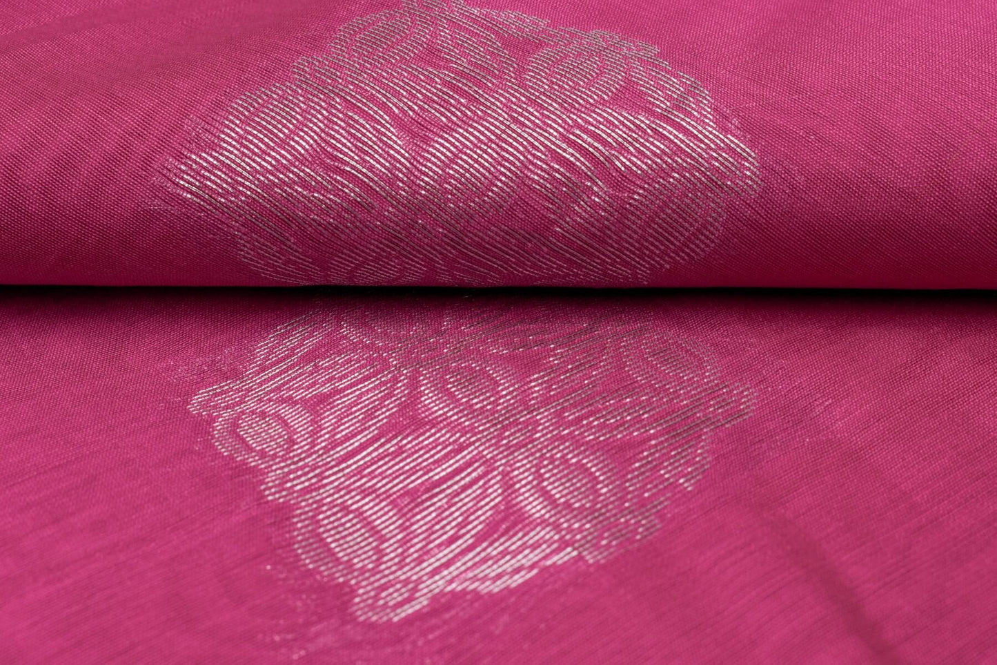 Pink Kora Cotton Saree SS4808