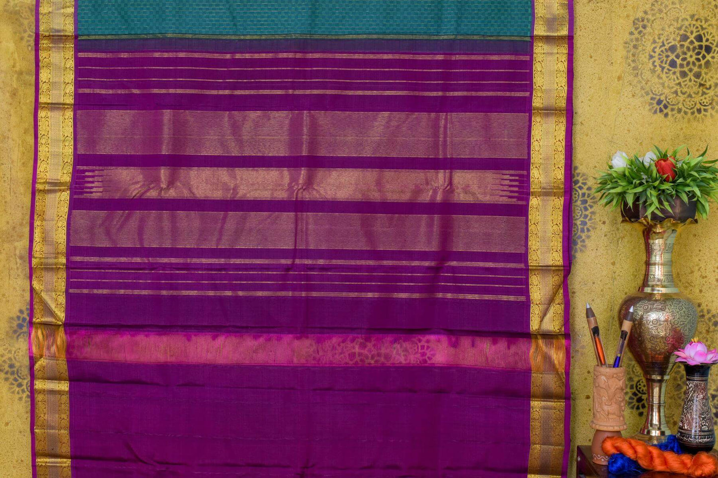 Kanjivaram silk saree SS4211