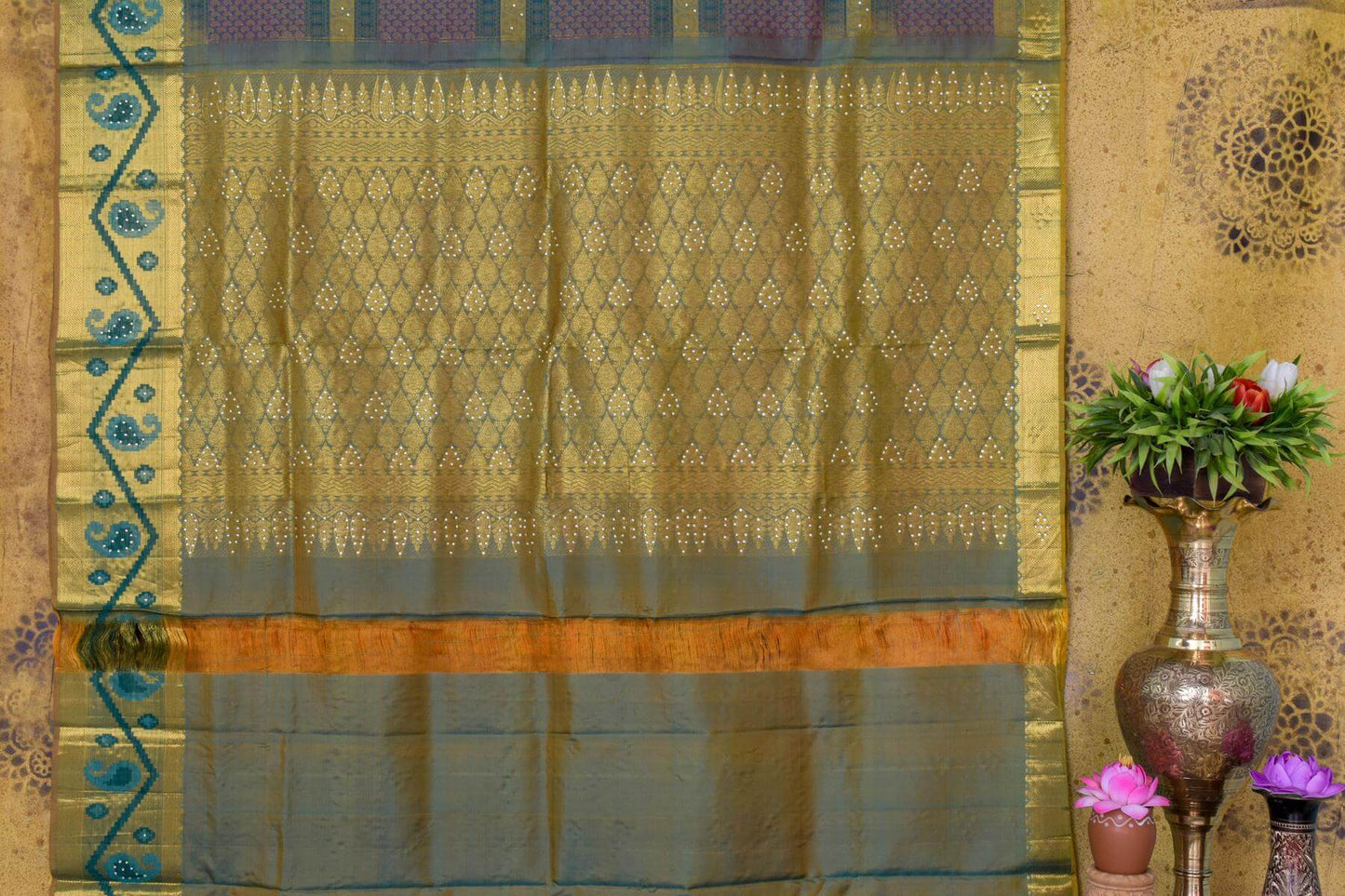 Kanjivaram silk saree SS4323