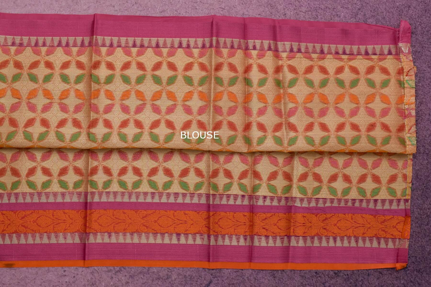 Light green Banarasi cotton saree SS5073