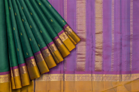 Mild green Kanjivaram Silk Saree SS5133