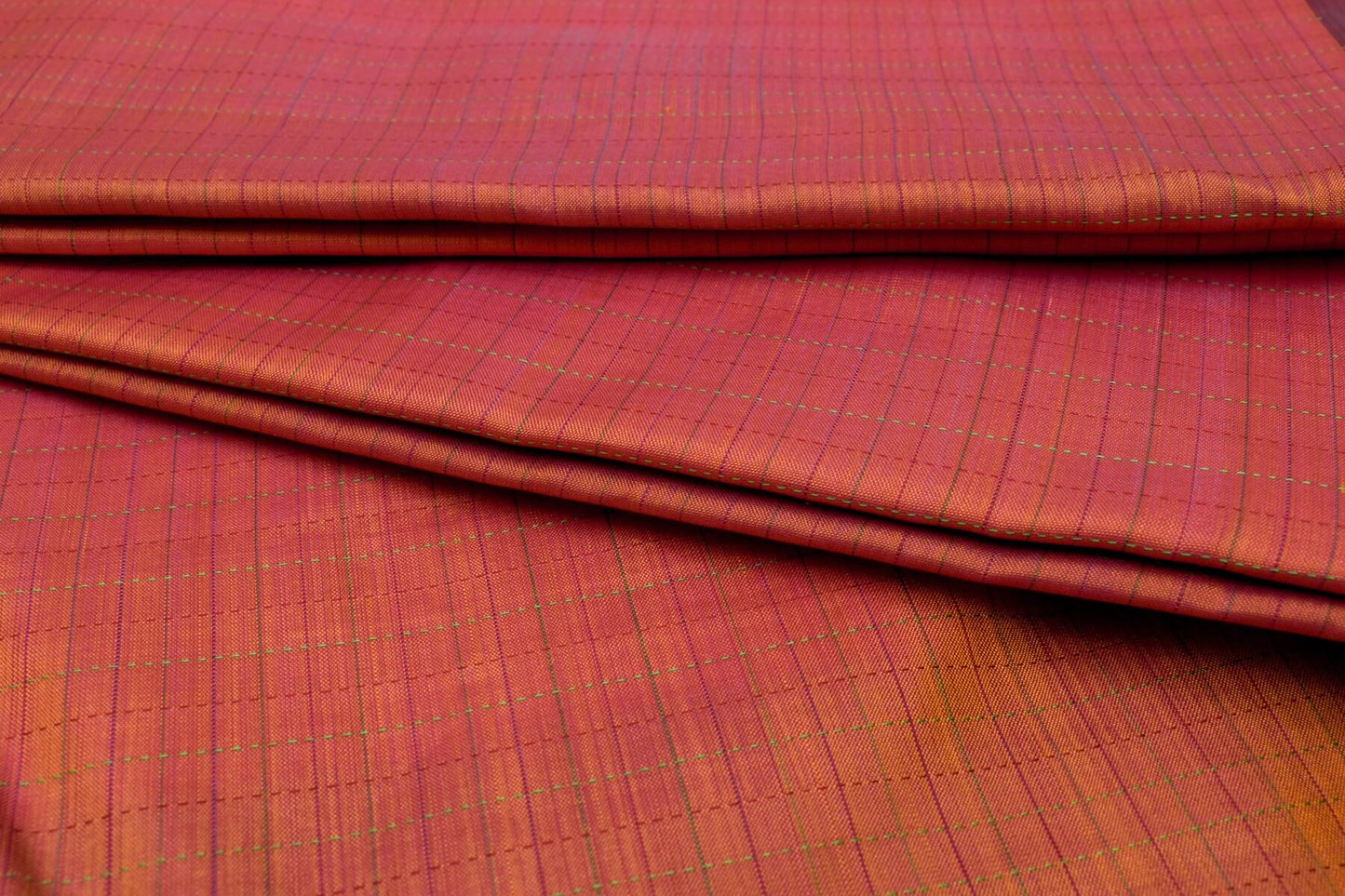 Dual tone of pink and yellow Kanjivaram Silk Saree SS5128