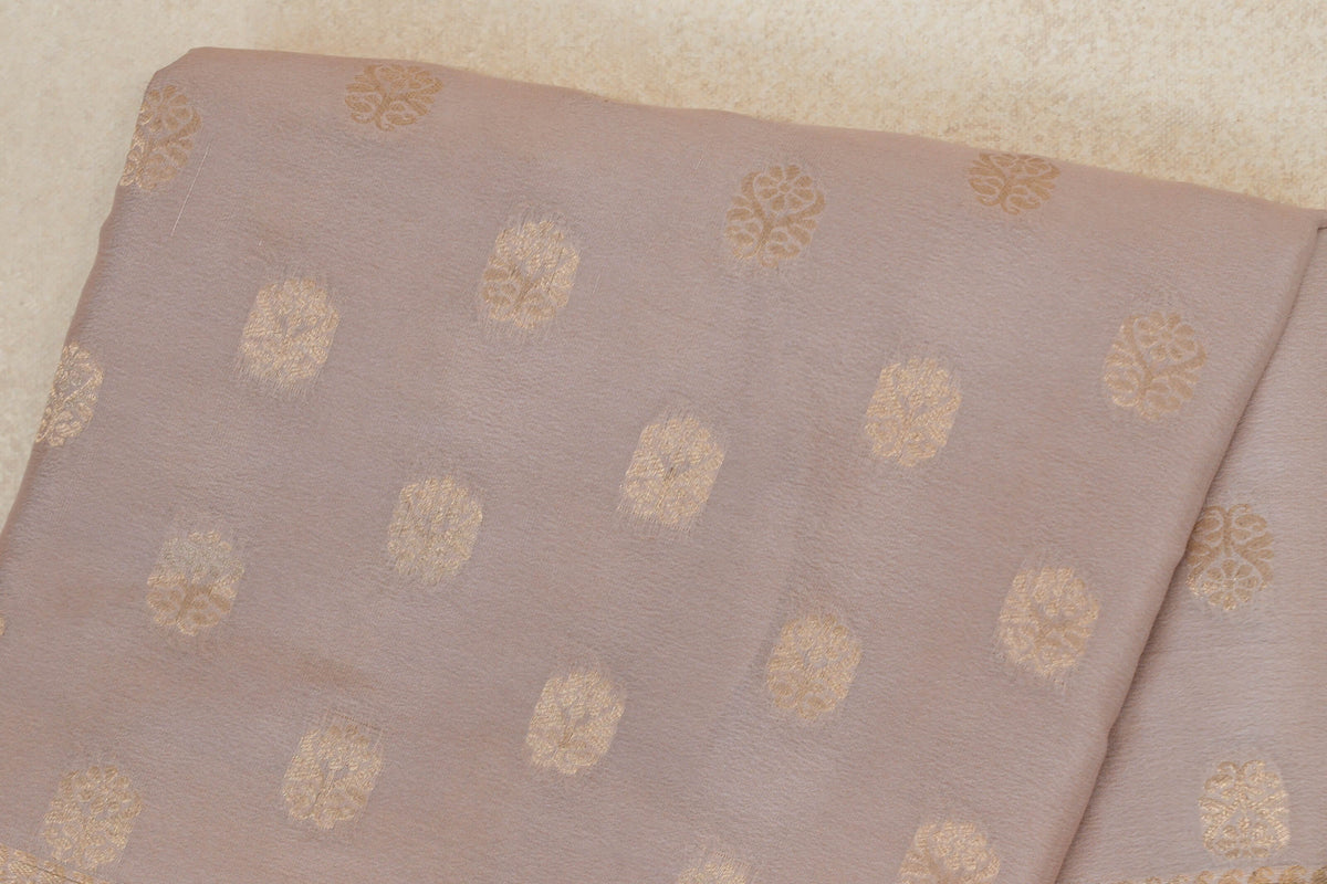 Dark Beige Mysore Silk Saree body