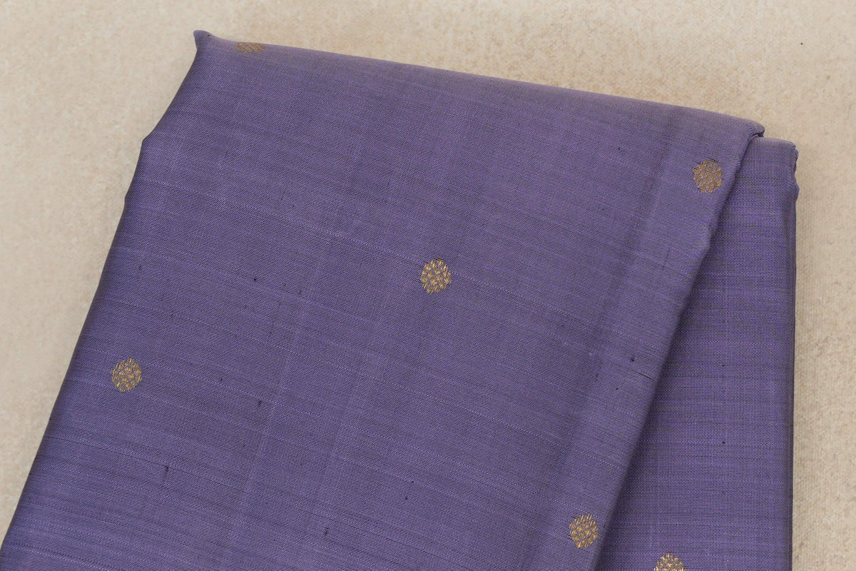 Lavender Purple with Dark Plum Borders Vintage Kanjivaram Silk Saree body