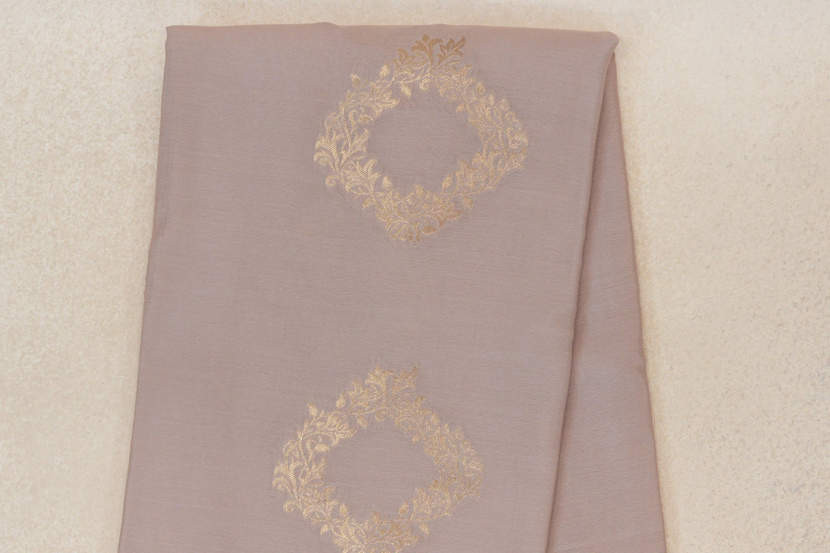 Light Sandal Beige Mysore Silk Saree body
