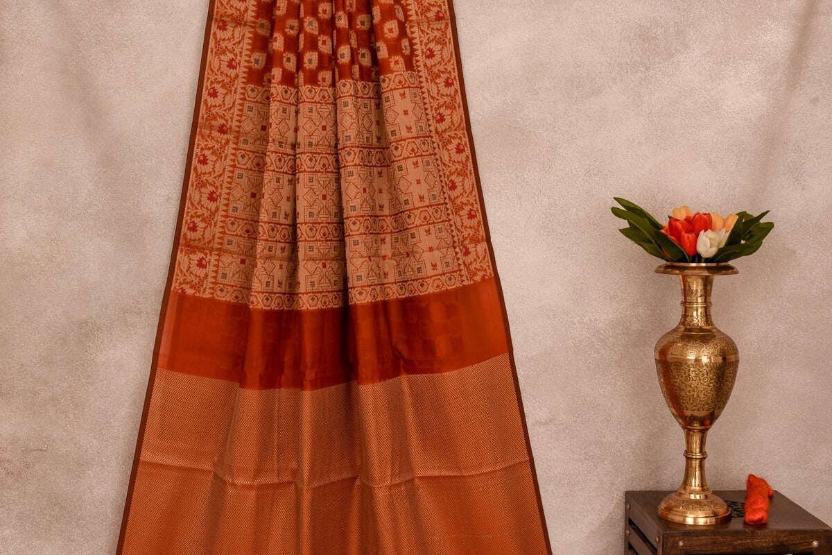 Blended cotton saree SS3541