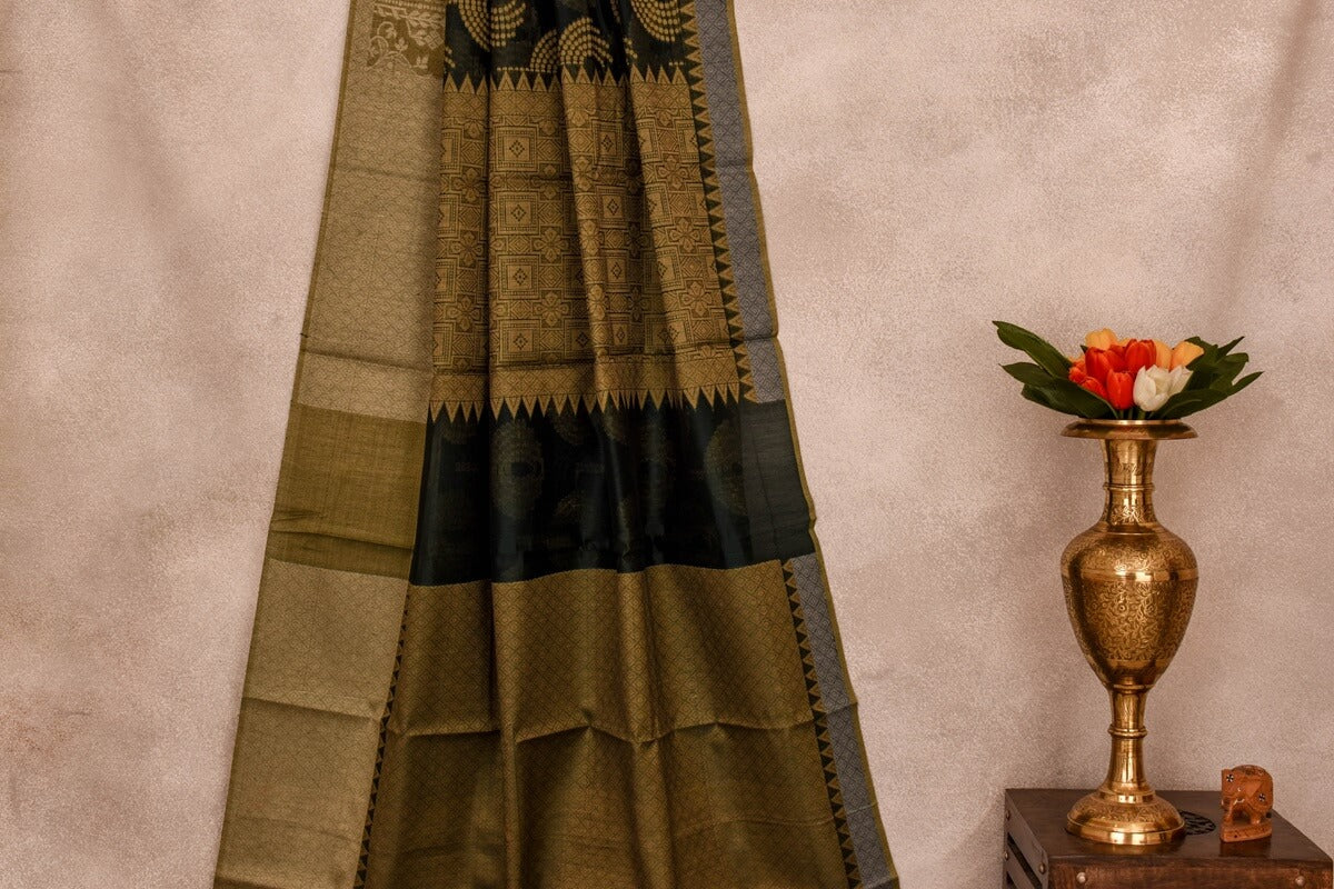 Blended cotton saree SS3530