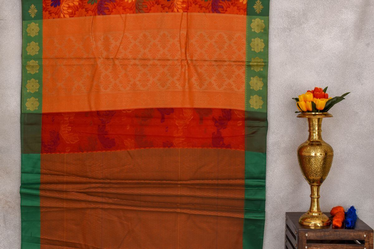 Blended cotton saree SS2565