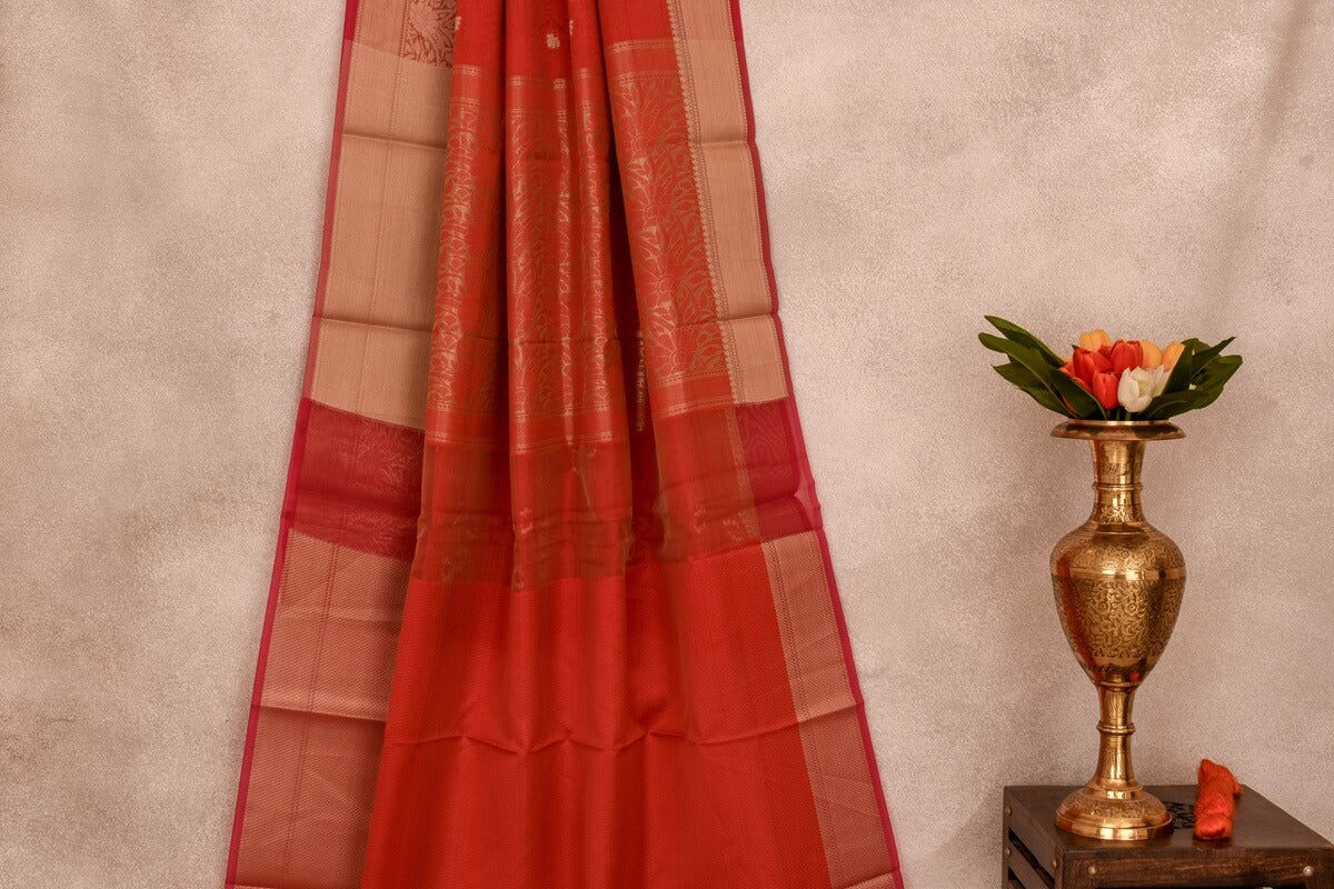 Blended cotton saree SS3553