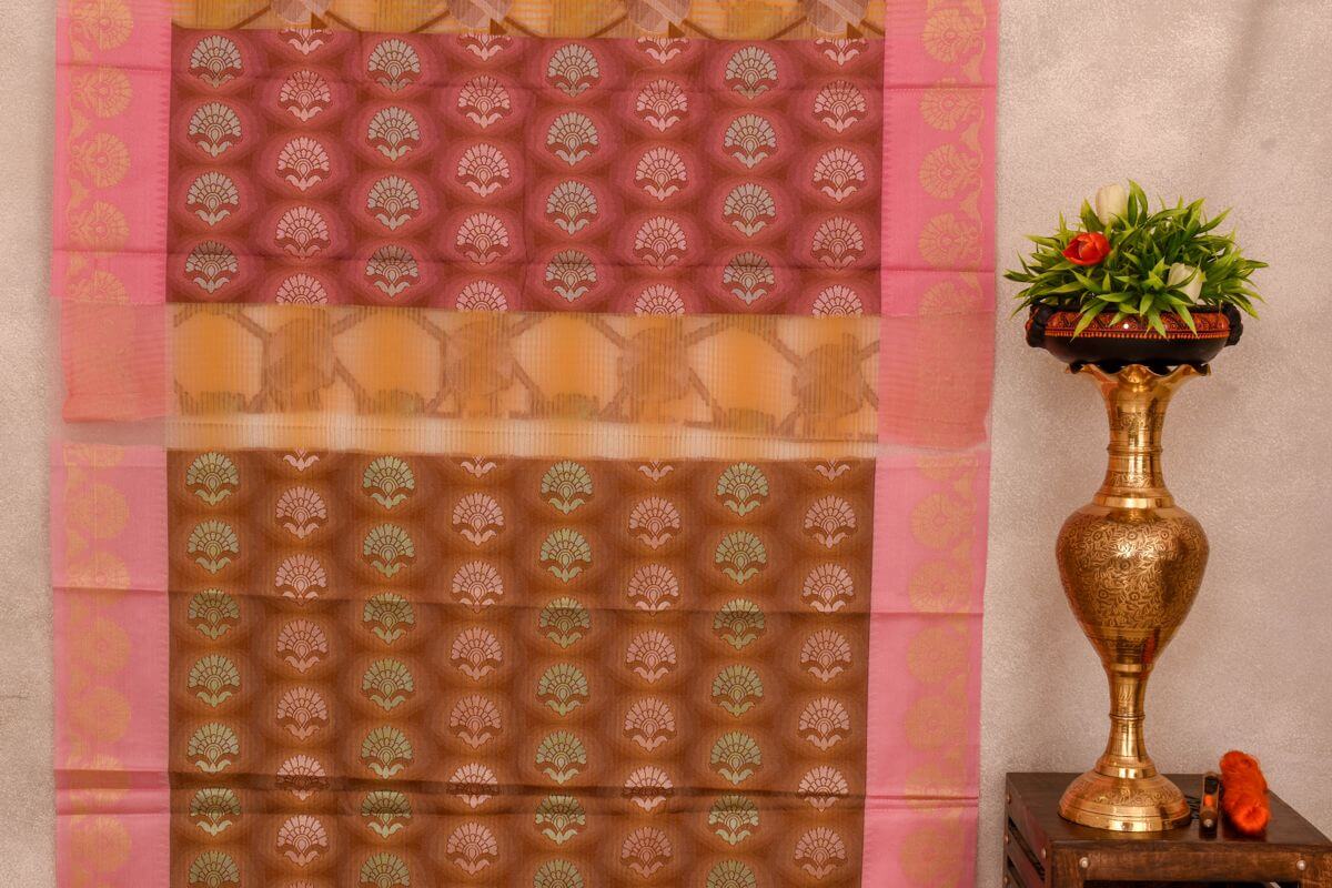 Blended cotton saree SS2952