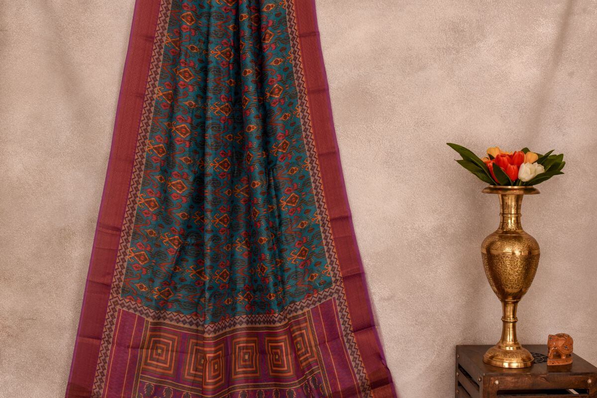 Blended cotton saree SS3432
