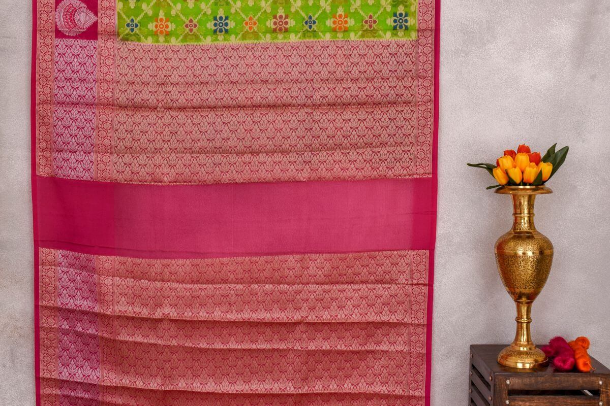 Blended cotton saree SS2429