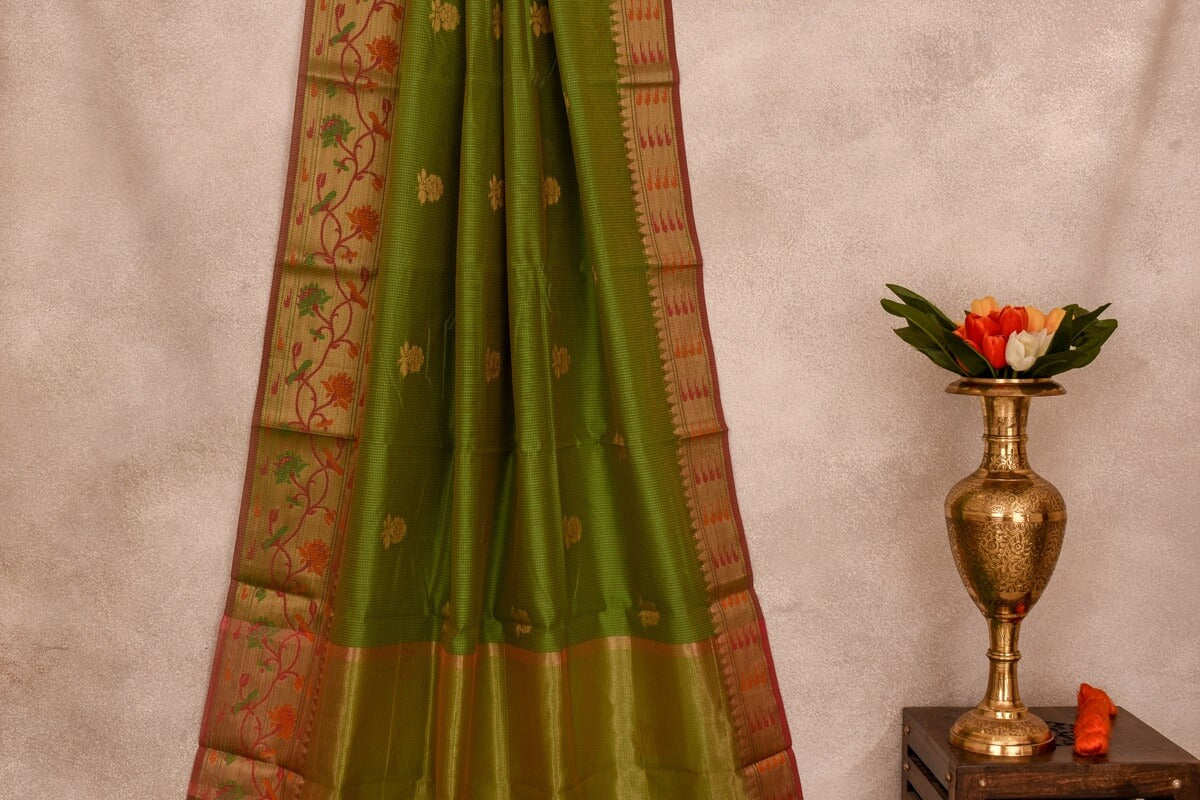 Blended cotton saree SS3556