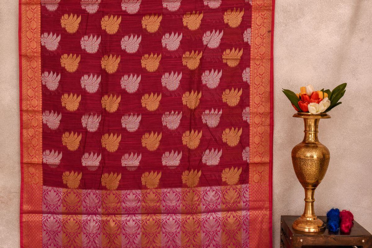 Blended cotton saree SS3070
