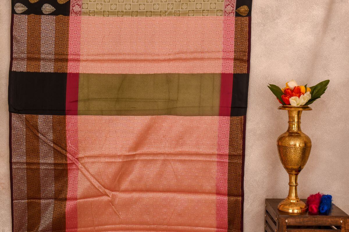 Blended cotton saree SS3022