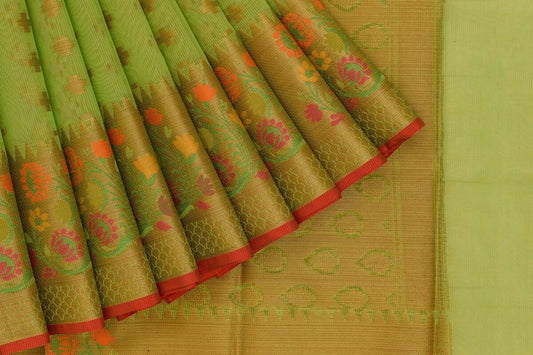 Blended cotton saree SS3076