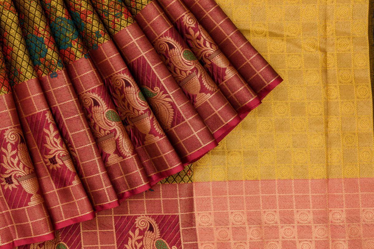 Blended cotton saree SS3039