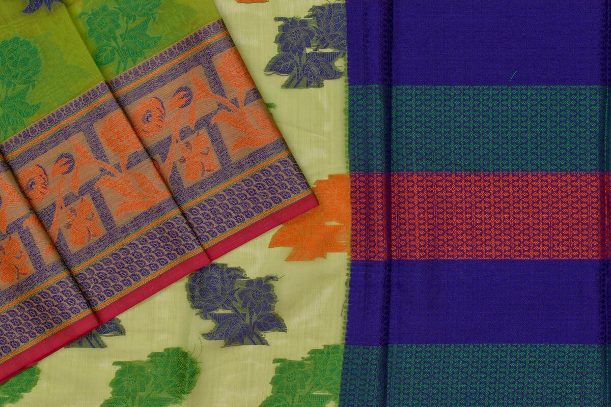 Blended cotton saree SS2419