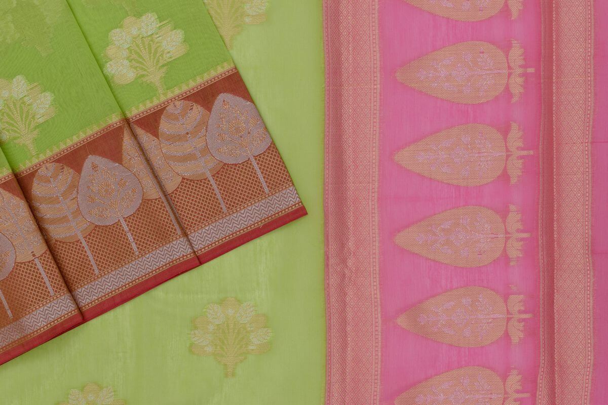 Blended cotton saree SS2505