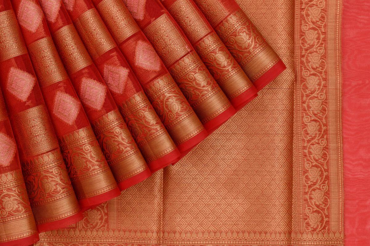 Blended cotton saree SS3087