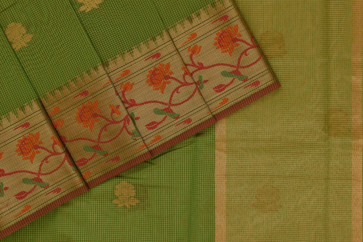 Blended cotton saree SS3556