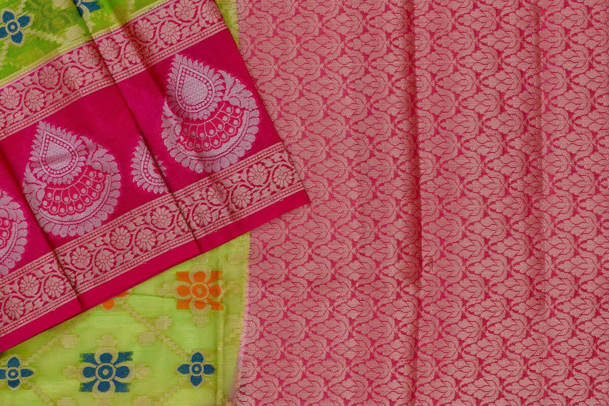 Blended cotton saree SS2429