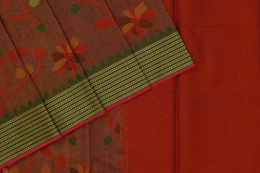 Blended cotton saree SS3558