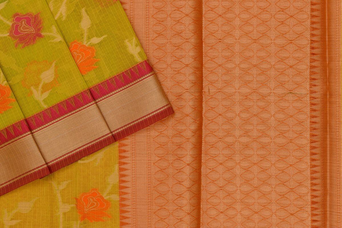 Blended cotton saree SS2672