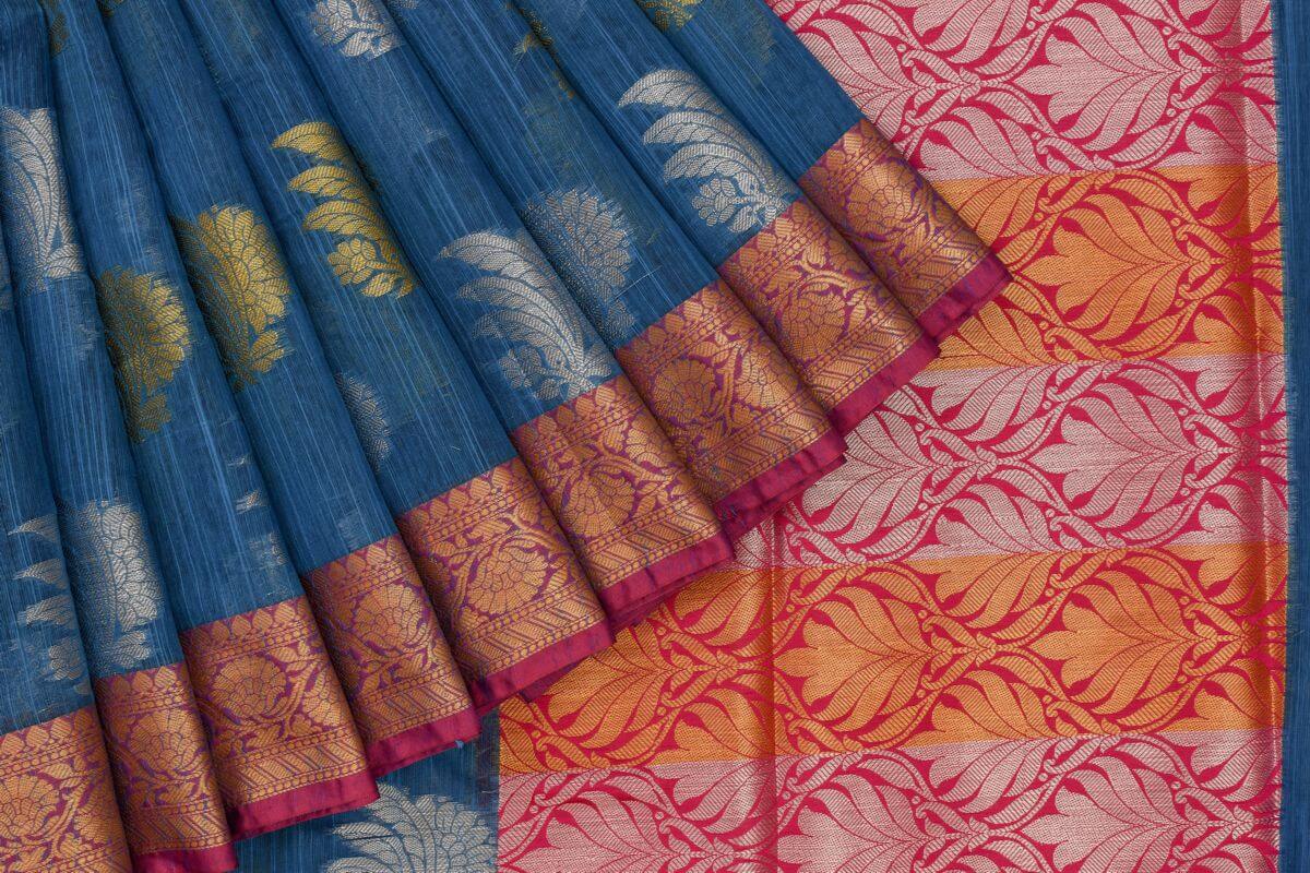 Blended cotton saree SS3074