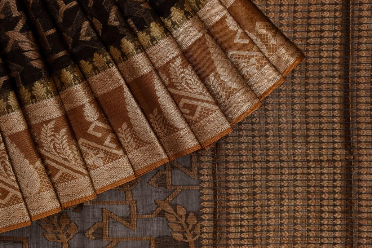 Blended cotton saree SS2757