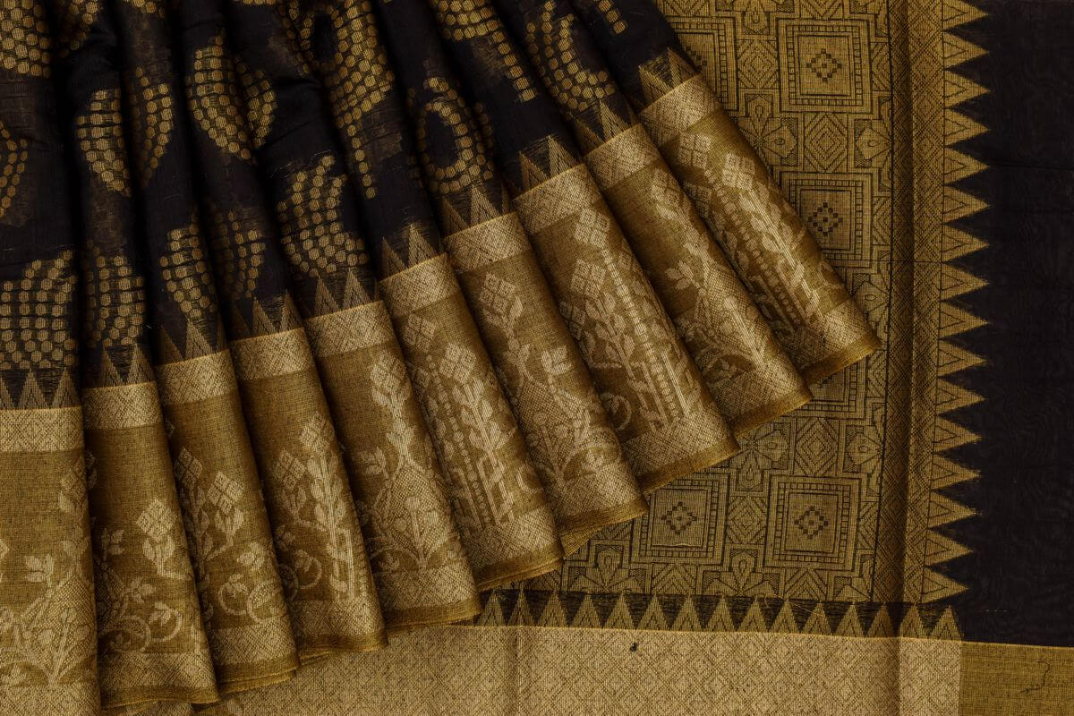 Blended cotton saree SS3202