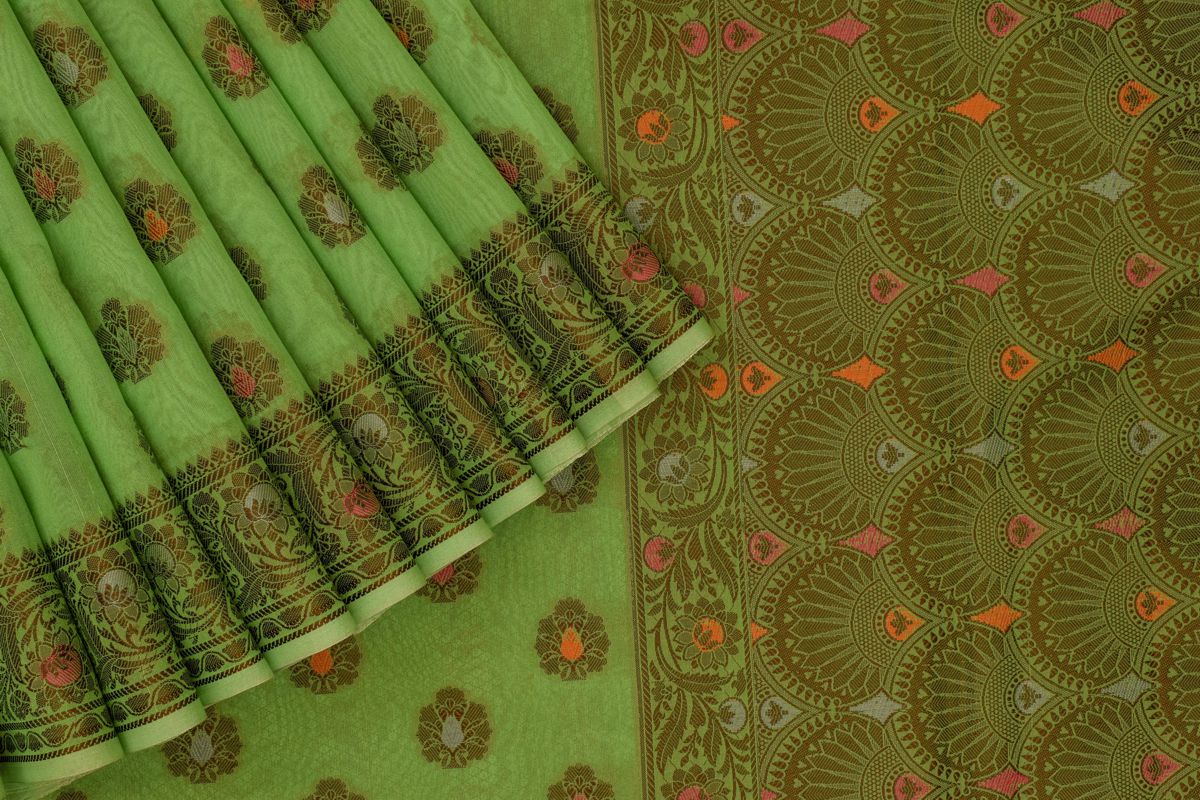 Blended cotton saree SS2809