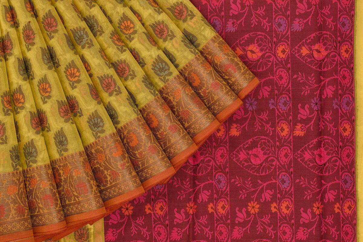 Blended cotton saree SS2957