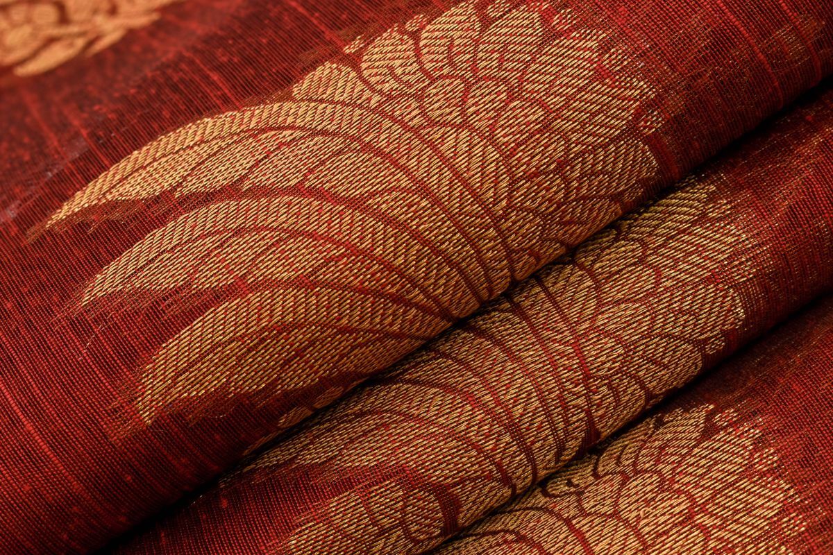 Blended cotton saree SS3073