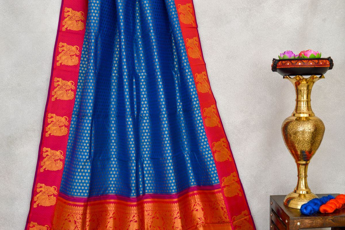 Bridal Kanjivaram silk saree SS1736
