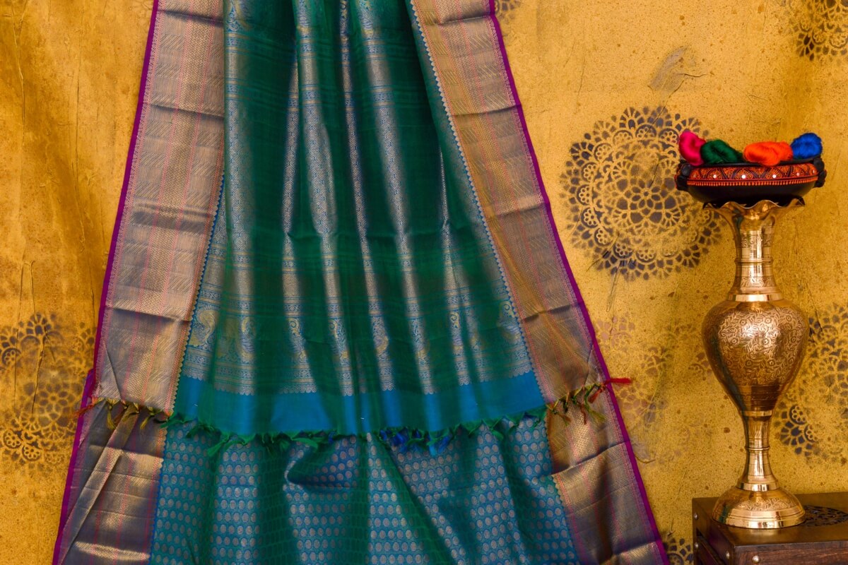 Bridal Kanjivaram silk saree SS1883